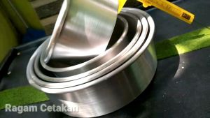 Loyang Bulat Lurus 8cm sampai 22cm Tinggi 7cm tebal 08mm