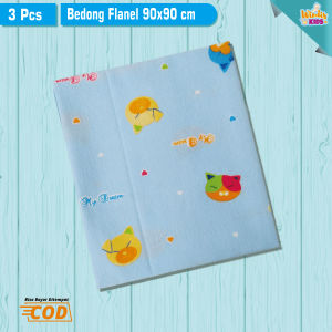 Bedong Flanel Halus Lembut Ukuran 90x90