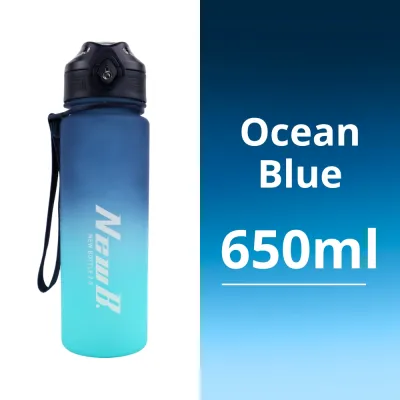 Sports Water Bottle 350ml 500ml 650ml 1L BPA-Free Plastic Tritan Robust Sports Drinking Bottle for Adults Students Kids Bottle Sports School Outdoor Cycling 1000ml Upstyle by 8miles