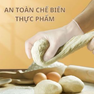 Găng Tay Trong Suốt PVC Không Bột Dùng Một Lần – Găng Tay Gia Dụng Làm Bếp Vệ Sinh Spa | 100 Chiếc
