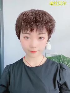 9*9cm silk top curly Insta-Worthy 100% Real Human Hair Boost Volume of Hair Seamless Natural Black and Mocha Brown Topper Cover Thin or White Hair Light Breathable Base for Confidence For Women