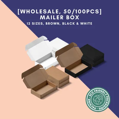 [WHOLESALE Carton 100pcs] Mailer Box | Carton Box | Ecommerce Box | Courier Box | Carton Mailer Box | Carton Box | Packaging | Ecommerce Business | Pizza Box | Eco Friendly Pizza Box | Carton Box | Kraft Paper Packaging Box | Kraft box | Paper Box | Part