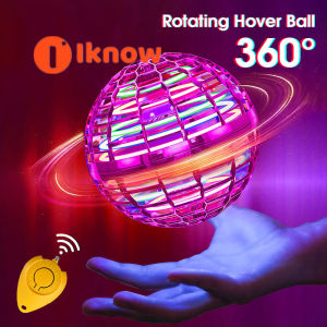 I know Flying Orb Ball 2024 Upgraded 360° Rotating Boomerang Hover Ball with LED Lights Flying Mini Drone Ball That Comes Back to You Cool & Safe Rechargeable Fly Ball Toys for Kids Indoor Outdoor