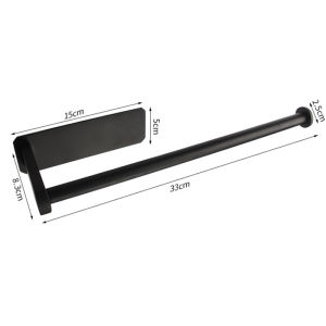 Ready Stock 304 Stainless Steel Roll Paper Holders Self Adhesive Tissue Holder Bathroom Kitchen Paper Towel Holder Toilet Wall Mount Paper Holder