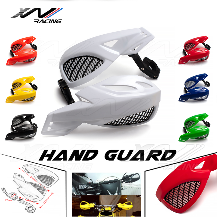 2-Piece Motorcycle Hand Guards - Windproof Aluminum Alloy Handle Protectors For Dirt Bikes & ATVs
