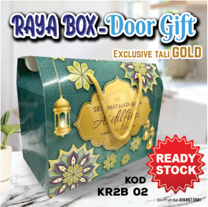 Kotak Raya gift box / Festival Gable Box / Hari Raya Doorgift Box / Kotak Bahulu / Goodies Box / Perayaan doorgift box