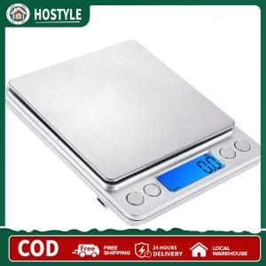 2kg/3kg/500g Multifunction Kitchen Scale 0.1/0.01g Coffee Scale Precision Food Meat Scale Jewelry Lab Carat Powder Scale