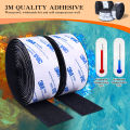 Hook and Loop Tape Fastener Self Adhesive Velcro Tape Strips Heavy Duty Mounting Tape Interlocking Nylon Fabric Double Sided Tape for DIY 12.5/25/38/50mm. 