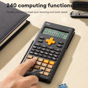 เครื่องคิดเลข วิทยาศาสตร์ E1720（Dark Grey） เดลี่(Deli)