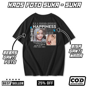 KAOS CUSTOM AESTHETIC 8 - BEBAS REQUEST PAKAI FOTO DAN NAMA SENDIRI - KAOS BUCIN STREETWEAR - KAOS VIRAL PRIA WANITA BAYAR DI TEMPAT (COD)
