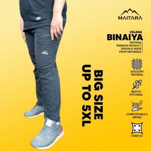 Maitara Official - Celana Gunung Jumbo Panjang Pria Wanita Outdoor Hiking Big Size Salaka Series