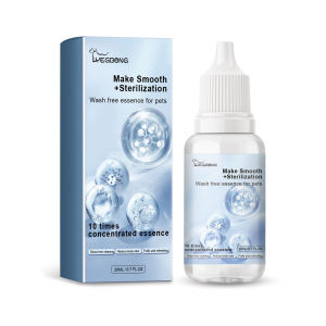 Yegbong Waterless Cat Oil Odor Eliminator Serum Body Wash Pet Odor Removal Rinse Free Odor Removal For pet supplies Portable cat oil Waterless Cat & Dog Dry Shampoo Eliminate Odor Smooth & Shine Easy Clean-Up Deodorize Smooth Shine Waterless Pet Serum