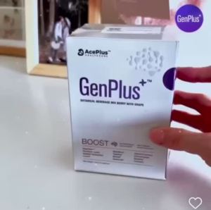 GenPlus+ Botanical Beverage Mix by AcePlus Berry & Grape Flavor with Lutein