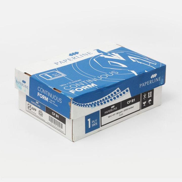 Continuous Feed Computer Paper Sparco Computer Paper 1 2 Inch Blue Bar ...
