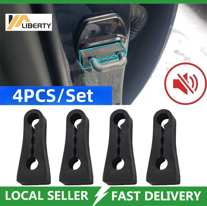 4 Pieces Of Car Door Lock Sound Absorption And Noise Reduction Buffer