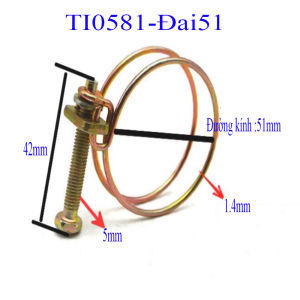 Đai Cổ Dê Đai Xiết Dây Xi Mạ Đai xiết Ống Nước TI0581