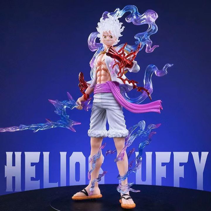 โมเดลวันพีช Gear 5 Luffy 21cm MonkeyDLuffy PVC ฟิกเกอร์ โมเดว Wano Version Gear Fifth Wanokuni