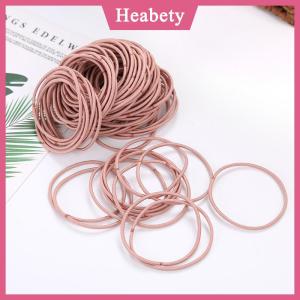 Heabety 100pcs phụ nữ Cô Gái Tóc ban nhạc cao su tóc Tie dây thừng đàn hồi hairband ponytail chủ sở hữu headbands scrunchies