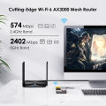 Wavlink เราเตอร์ AX3000 Wi-Fi 6เราเตอร์802.11ax ไร้สายกิกะบิตตาข่ายรองรับ160MHz และ IPv6 | MU-MIMO | Ofdma | WPA3. 