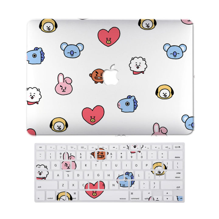 BT21 BTS Bangtan Boys Case for New MacBook Air Pro 13 11 Inch