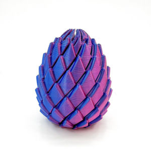 3D Printed Dragon Egg Fidget Toy Easter Twist Decompression Dragon Egg Mainan Gelisah Telur Sisik Naga