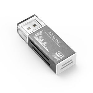 YAFEN 4 Ports Card Reader Multi Functional USB2.0 Micro SD TF MS MD Card Reader Adapter For Laptop Desktop PC Accessories Card Reader