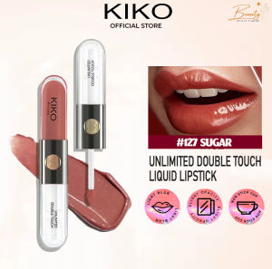 KIKO - Double-Headed Glass Lip Glaze Mirror Lipstick Lip Balm Lip Gloss Waterproof Does Not Fade Lip Glaze Lip Makeup 6ml