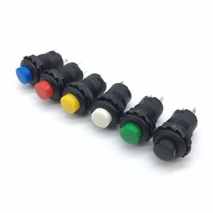 A208 SWITCH PUSH BUTTON SAKLAR ON 2 PIN BULAT 3A 125V 1.5A 250V DS-427