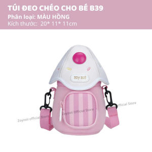 Túi Đeo Chéo Trẻ Em Mushroom Bag Zoyzoii B39 – Túi Nấm Dễ Thương Cho Bé Gái Bé Trai Nhẹ An Toàn Đi Chơi Du Lịch