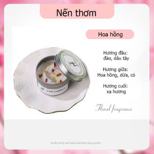 Nến Thơm Thư Giãn Sáp Đậu Nành Handmade Hộp Thiếc Nhiều Mùi Hũ Nến Thơm Khử Mùi Decor Phòng Ngủ Hương Thơm Nhẹ Nhàng