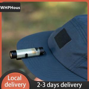 [COD] WHPHous Ship within 24 hours Hat Clip Light Flashlights For Outdoor Night Sport Hands Release Pocket Caps Lamp Rechargeable Clip On Light