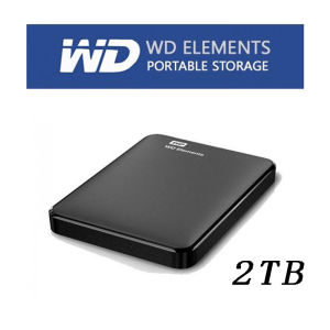 【Spot goods】Western Digital WD Elements external hard drive 2TB 1TB 2.5" portable USB 3.0 hard drive for Mac And Windows HDD