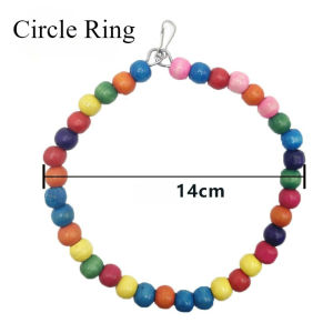 Pet Toy Bird Swing Toys Parrot Wooden Swing Stand Pet Supplies