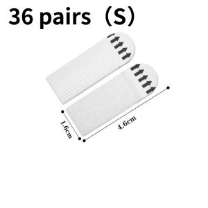 36 Pairs Command Style Picture Strips Removable Wall Adhesive Fasteners for Canvas Art Photo Frame Sticky Mounting Tape No Damage to Wall Hooks