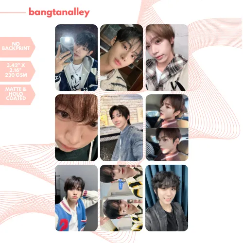 9PCS] AHOF Kpop Photocard Set | Universe League Matte Lomocard