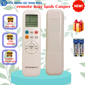 Remote Điều Khiển Máy Lạnh Máy Điều Hòa CASPER YKR - Tặng kèm pin
