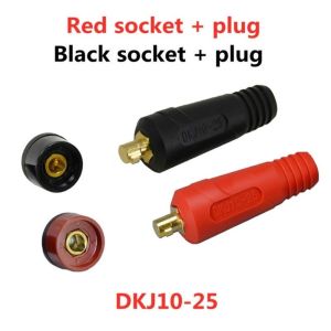 2 Pairs DKJ 10-25/35-50/50-70 Pure Copper Quick Connector For Welding Machine Welding Accessories