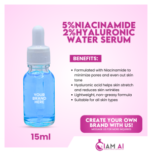 5% Niacinamide & 2% Hyaluronic Acid Water Serum 15ml