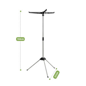 JustLiving 1PC 1/2Tier Household Foldable Clothes Drying Rack and Hanger Laundry Hanging Foldable Clothes Drying Rack Umbrella Shaped Towel Hanger/Ampaian Penyidai Baju Dan Rak Baju