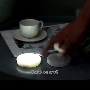 Stick Tap Push Lamp Night Light USB Rechargeable Stick-on Push Light Wireless Cabinet Counter LED Night Light
