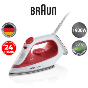 Bàn là hơi nước Braun TexStyle 1 SI1019RD công suất 1900W bảo hành 2 năm