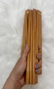 Đũa Gỗ Tre Già Sơn La Luộc Lá Rừng Thủ Công - Bó 10 Đôi - Dùng Được Cho Mọi Bếp