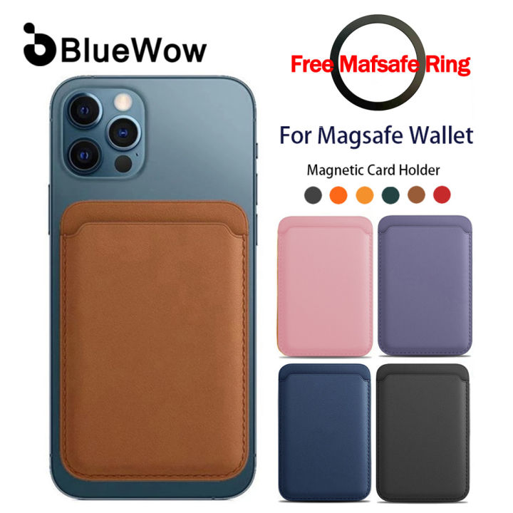 Phone Card Holder，PU Leather Magsafe Magnetic Card Holder，Leather Wallet  With MagSafe For iPhone 14 13 12 Pro Max Plud Magnetic Card Bag Holder Case 