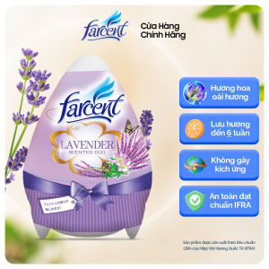 Sáp thơm phòng khử mùi hiệu quả hình trứng Farcent 170g - (2 hương thơm lựa chọn)