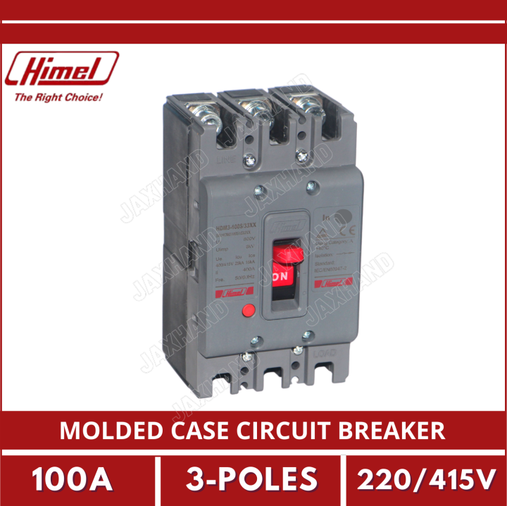 Molded Case Circuit Breaker 100A, 3 Poles, 220V-415V N-SERIES | Lazada PH