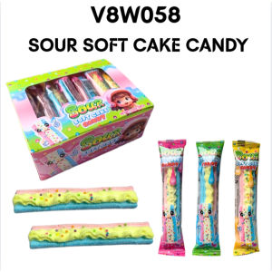 30pcs Sour Soft Cake Candy Marshmallow SUGAR CRASH