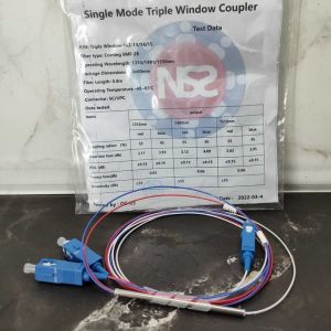 Splitter ratio 45:55 sc upc three window G657A2 high quality / rasio 45 55 fiber optic NS2