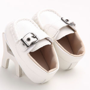 Fashion boys casual leather shoes girls shoes soft-soled suit wear-resistant walking shoes 0-18 months
