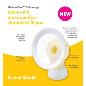 Baby Omni Medela PersonalFit Flex Breast shield (NEW) Funnel Breastshield Fit All Medela Breastpump Freestyle Swing Maxi Harmony Breast Shield Breast Pump Breast Milk Pump Pam Susu Elektrik