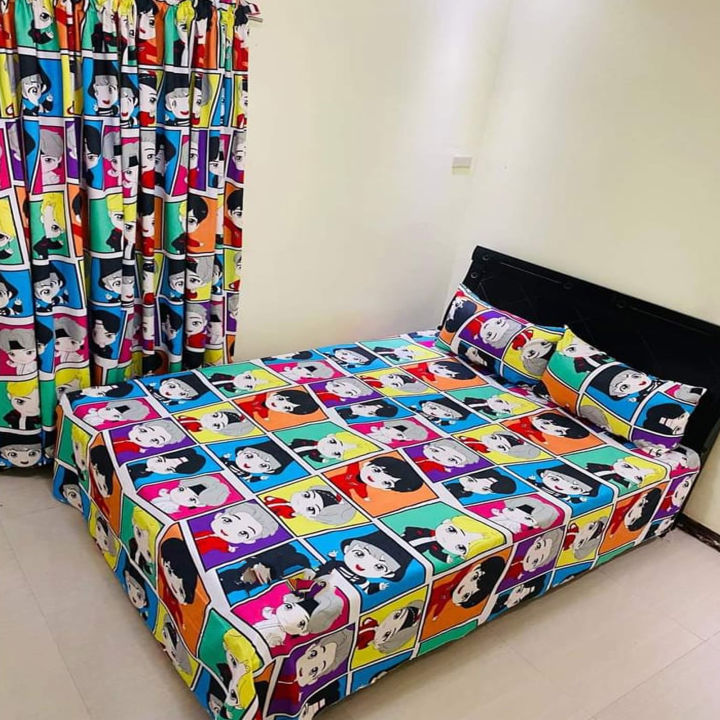 4in1 BTS Single Fitted Bed Sheet Canadian Fabric Bedsheet with